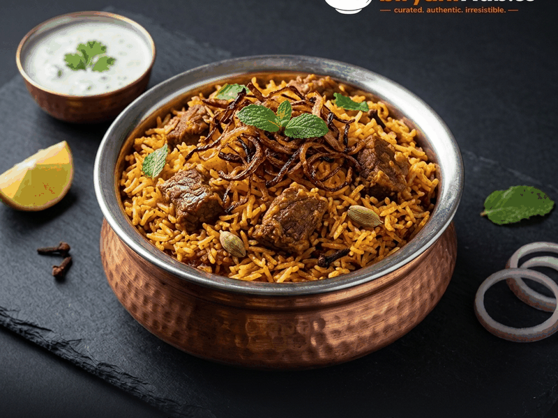 Kalyani (Hyderabadi Beef) Biryani