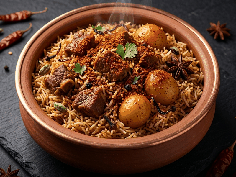 Memoni Biryani