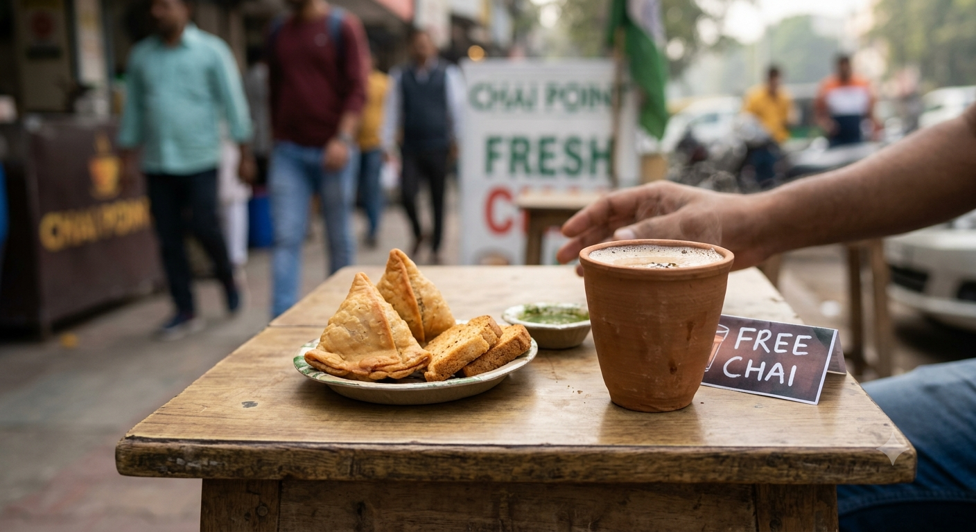 FREE Chai with Any Snack