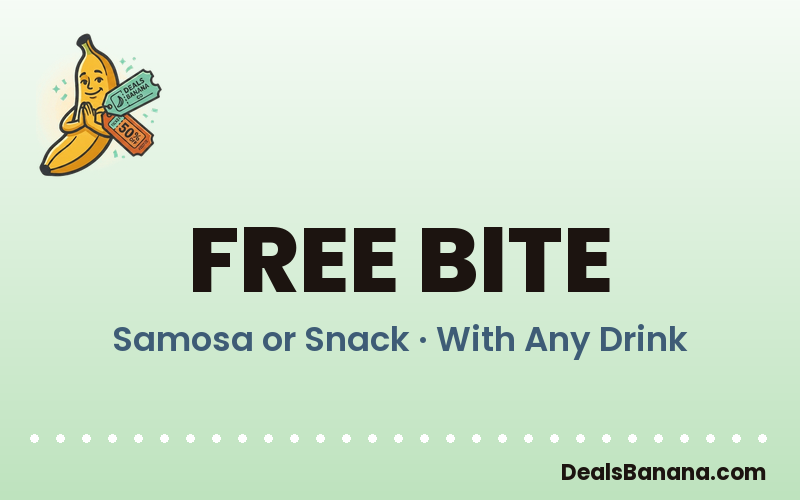 Free Samosa or Small Bite