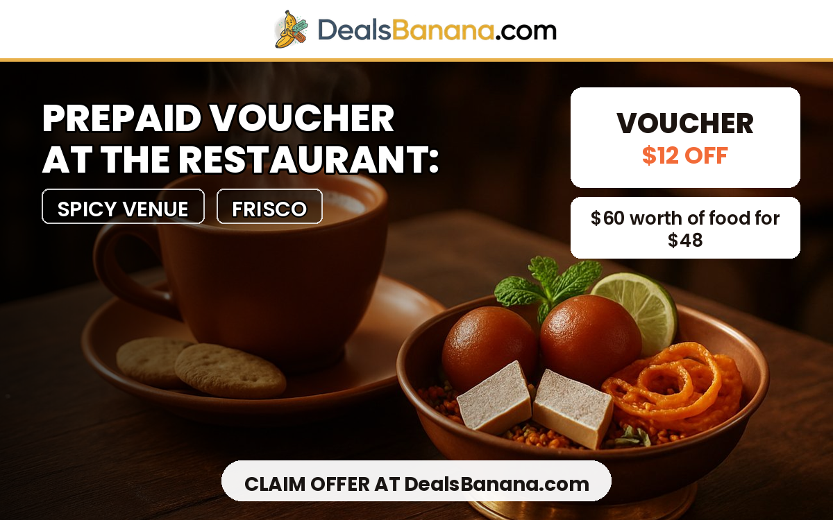 $60 Weekend Meal for Two: Pay $48