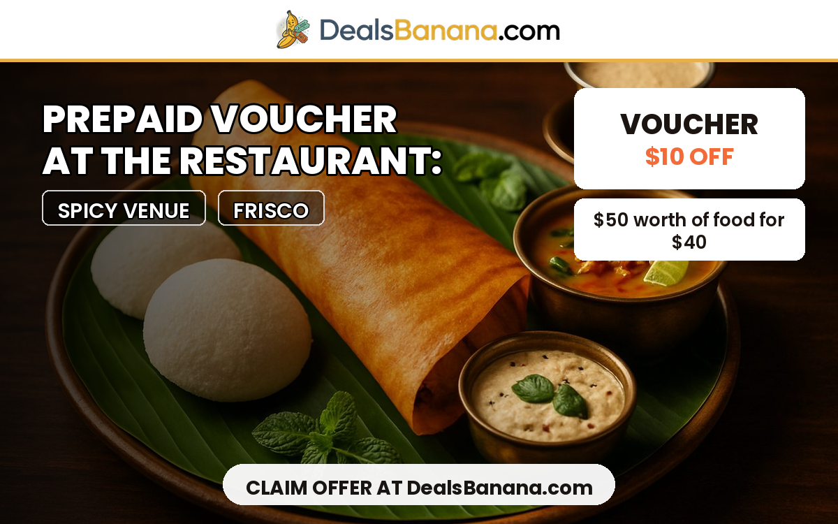 $50 Takeout Voucher for $40 at Spicy Venue