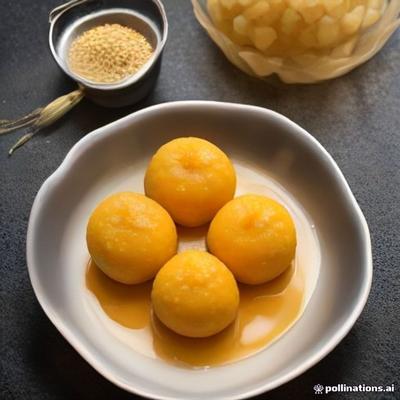 Sunnunda / Boondi Laddu — AI illustration, not a photo