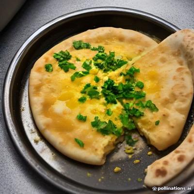 Garlic Naan — AI illustration, not a photo