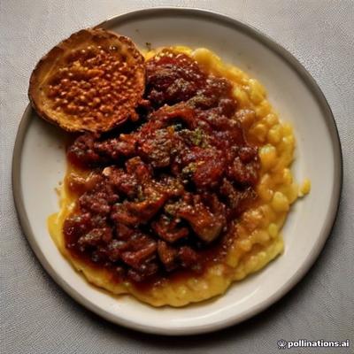Mutton Ghee Roast / Mutton Fry — AI illustration, not a photo