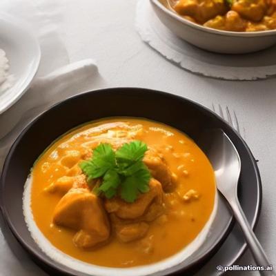 Butter Chicken Curry — AI illustration, not a photo