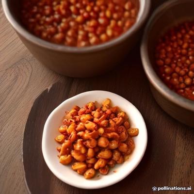 Spicy Peanuts — AI illustration, not a photo