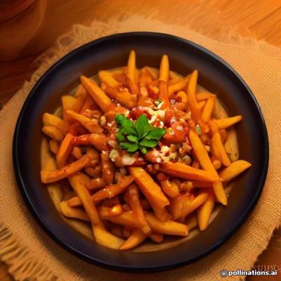 French Fries (Masala) — AI illustration, not a photo