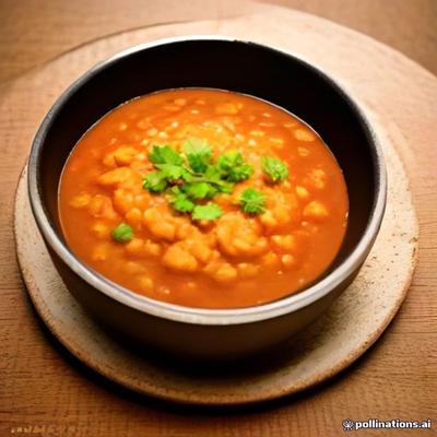 Veg Combo (3 curries) — AI illustration, not a photo