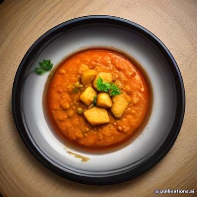 Paneer Butter Masala — AI illustration, not a photo