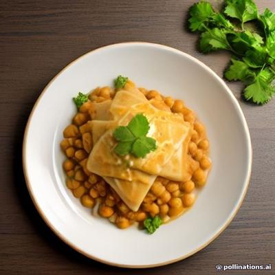 Samosa Chaat — AI illustration, not a photo