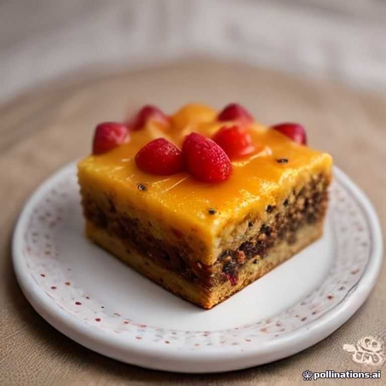 Fruit Cake (Tooty Fruity) — AI illustration, not a photo