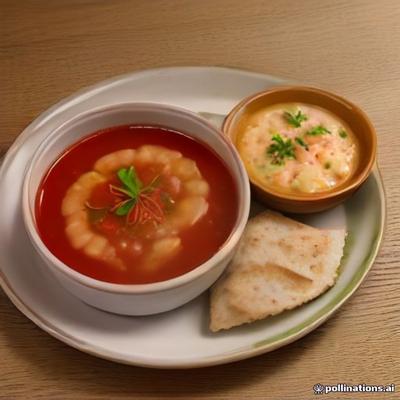 Rasam (Charu) — AI illustration, not a photo
