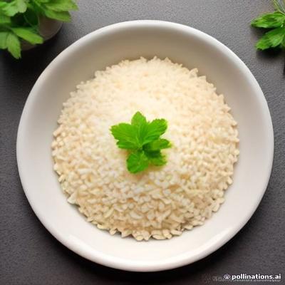 White Rice — AI illustration, not a photo