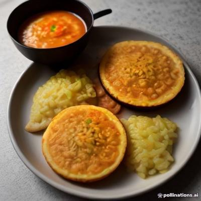 Uthappam — AI illustration, not a photo