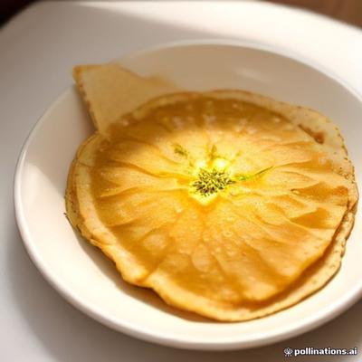 Plain Dosa — AI illustration, not a photo