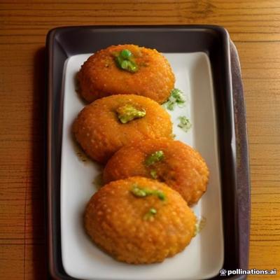 Masala Vada (3) — AI illustration, not a photo