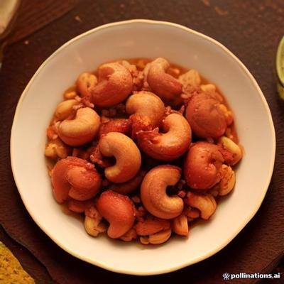 Spicy Cashews — AI illustration, not a photo