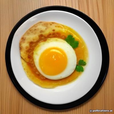 Egg Omelette / Boiled Egg — AI illustration, not a photo