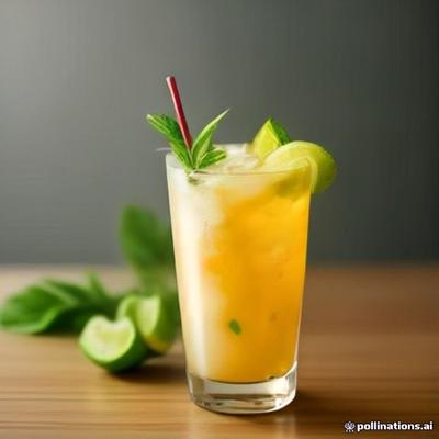 Maaza (Lychee / Guava) — AI illustration, not a photo