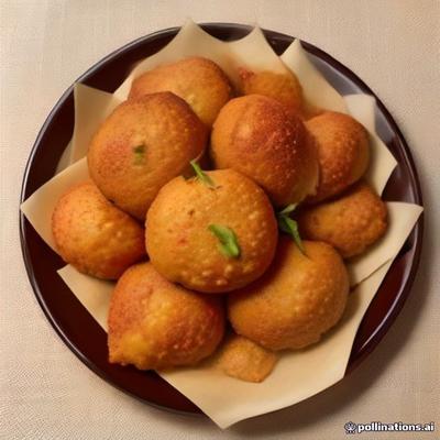 Onion Pakoda — AI illustration, not a photo