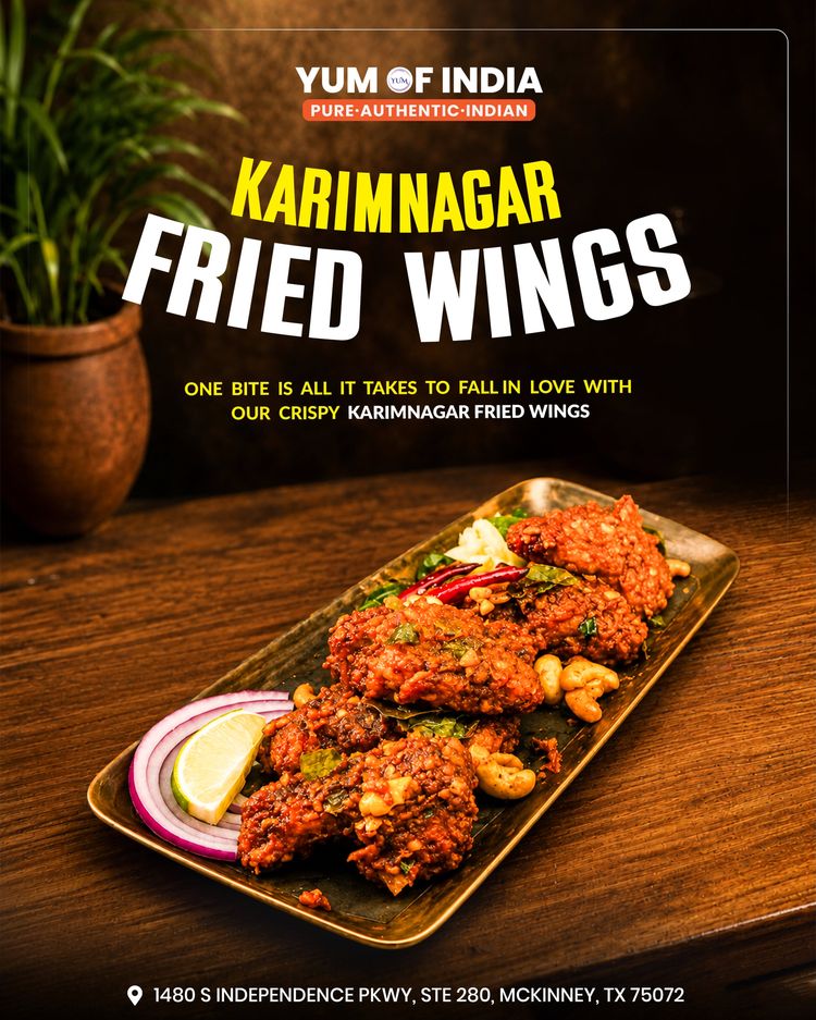 Yum of india promotional poster