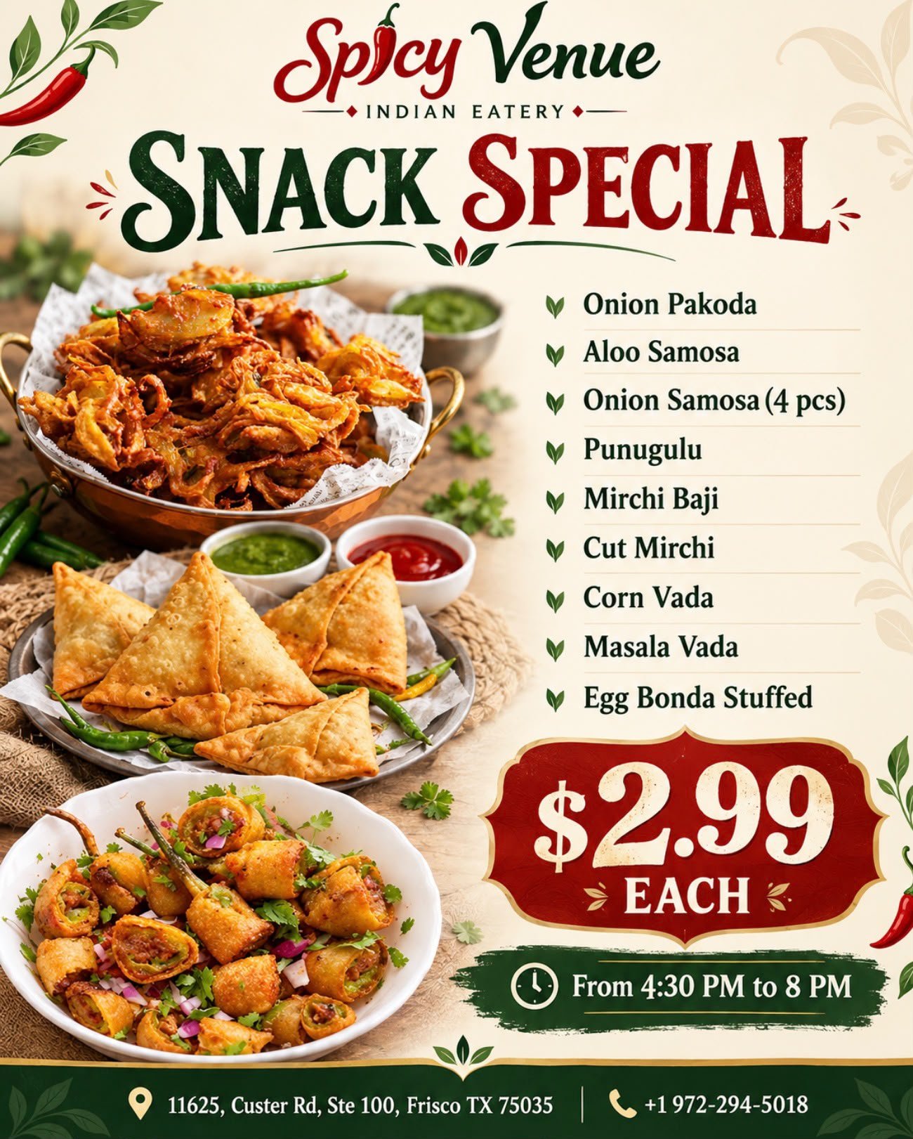 Spicy Venue promotional poster