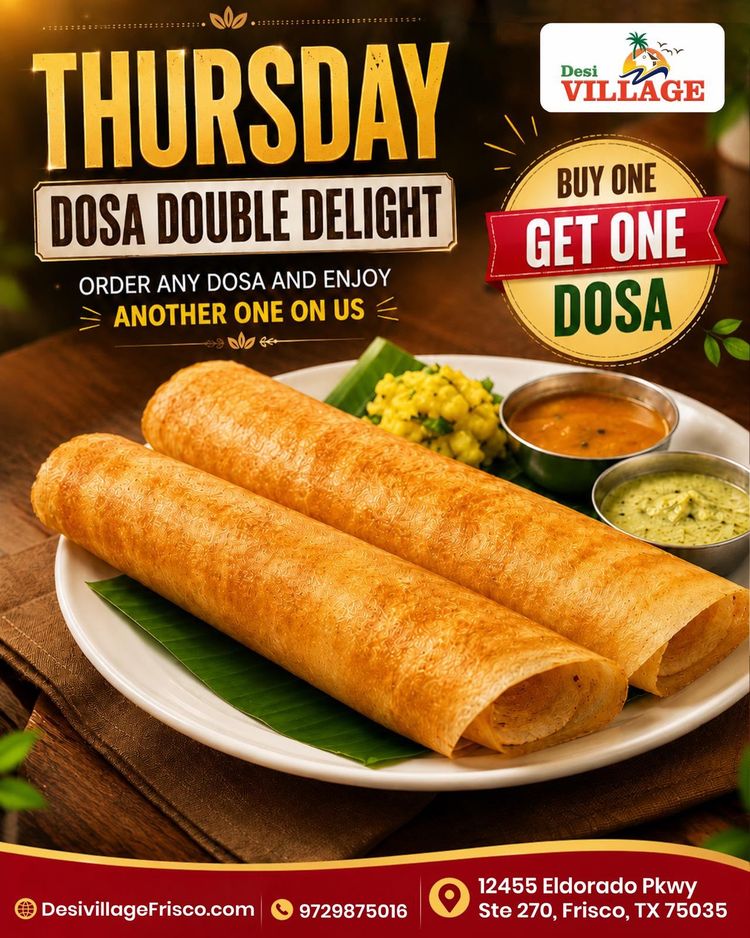 Desi Village, Frisco, promo poster