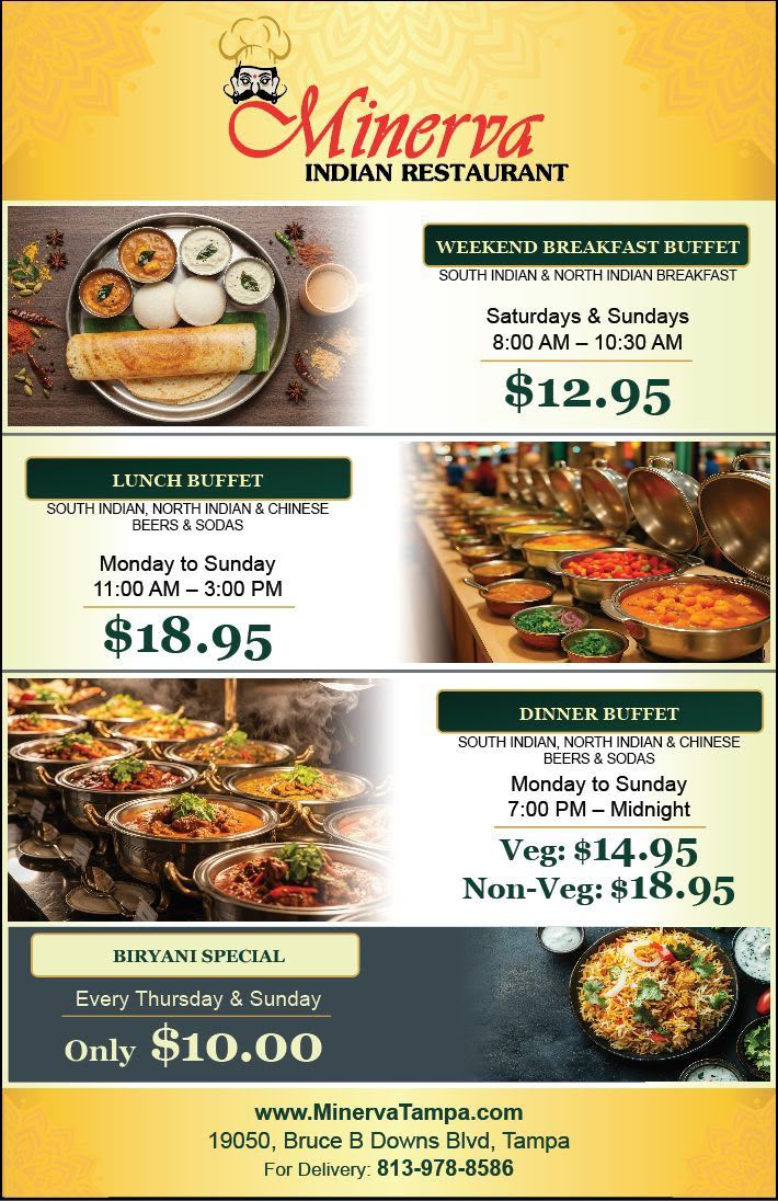 Minerva Indian Restaurant special