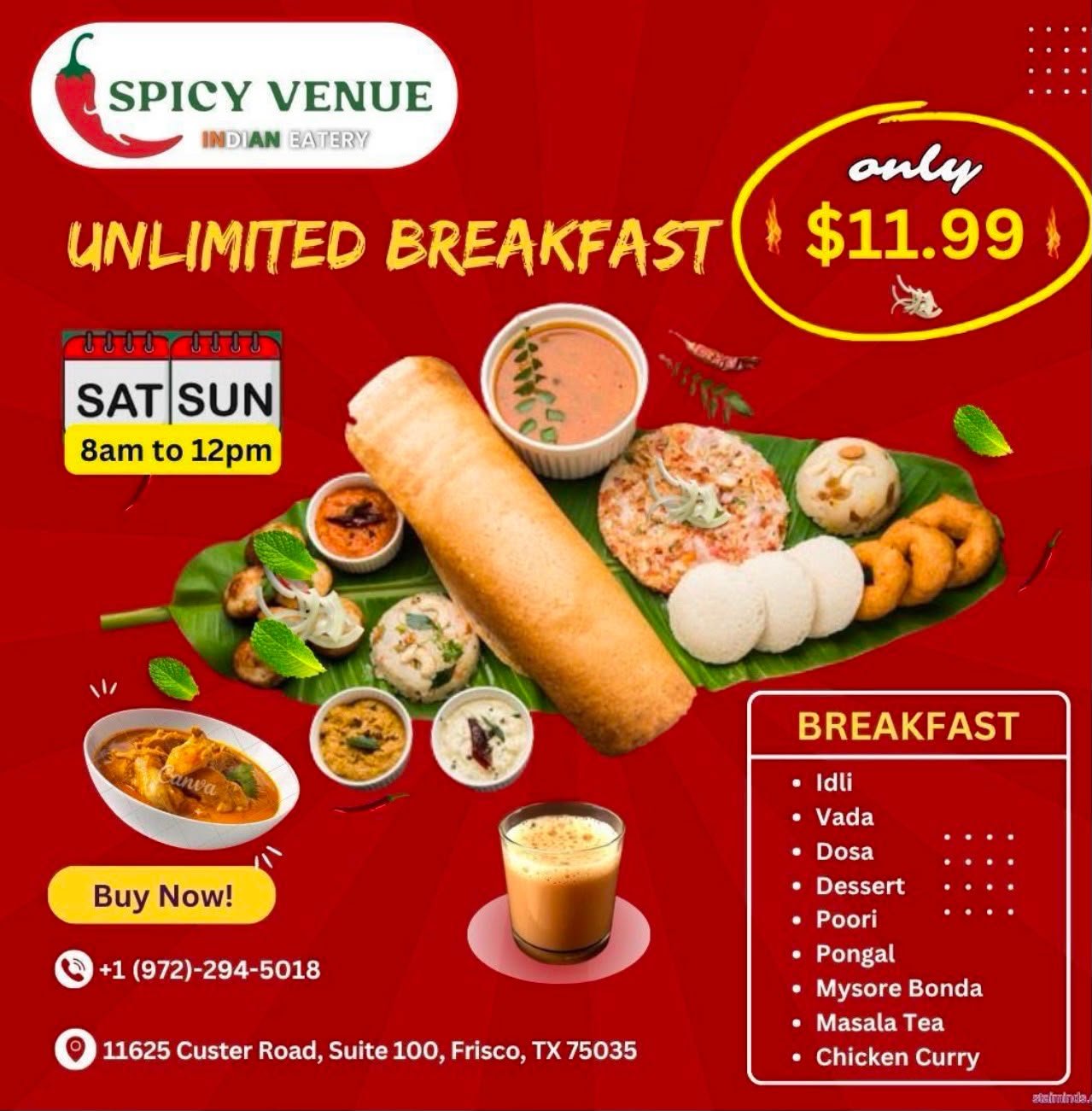 Spicy Venue promotional poster