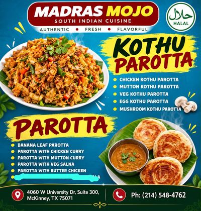 Madras Mojo, McKinney, TX promo poster