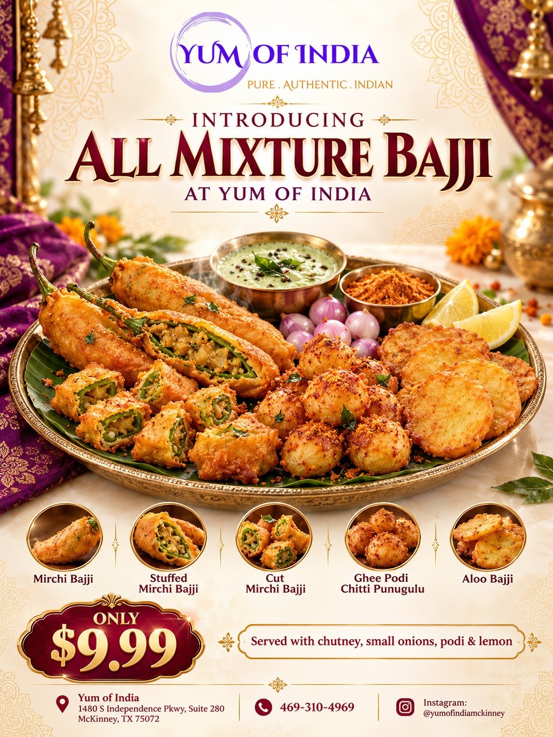 Yum of India promotional poster