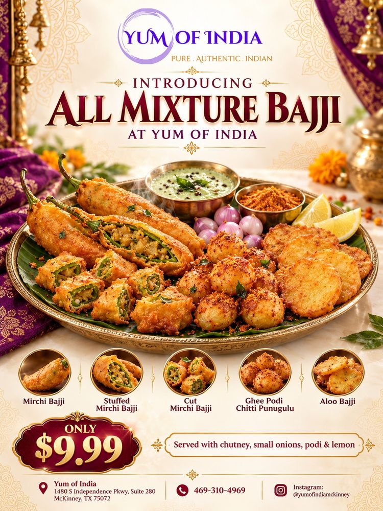 Yum of India promotional poster