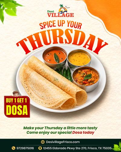 Desi Village, Frisco, promo poster