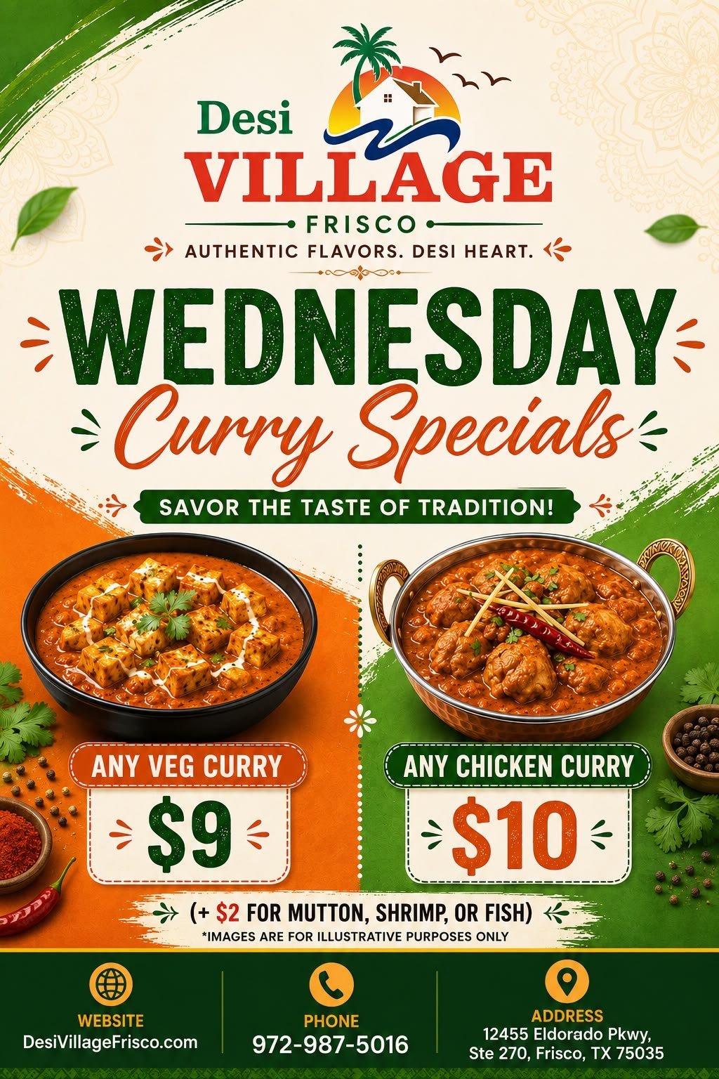 Desi Village, Frisco, promotional poster
