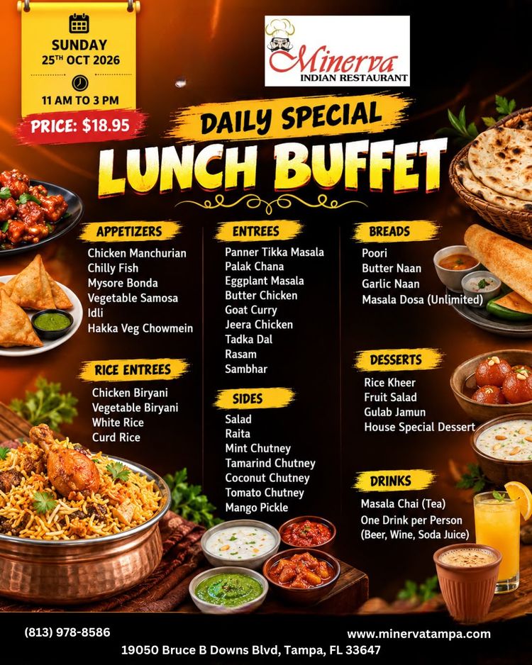 Minerva Indian Restaurant special