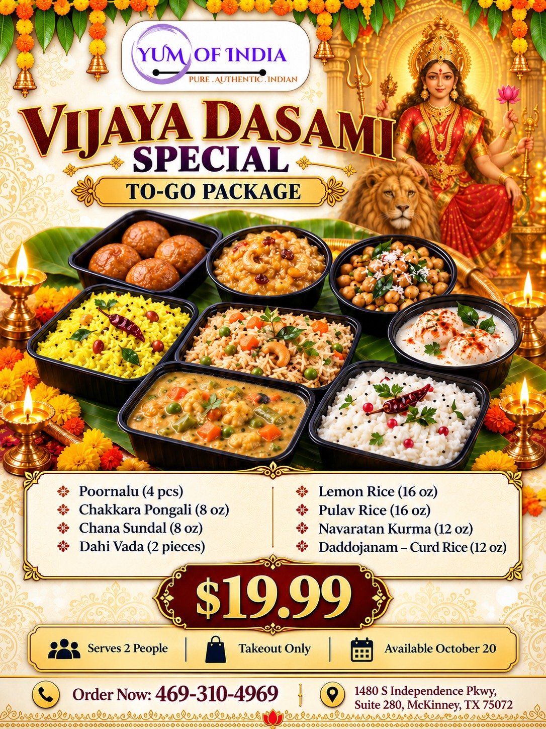 Yum of India promotional poster