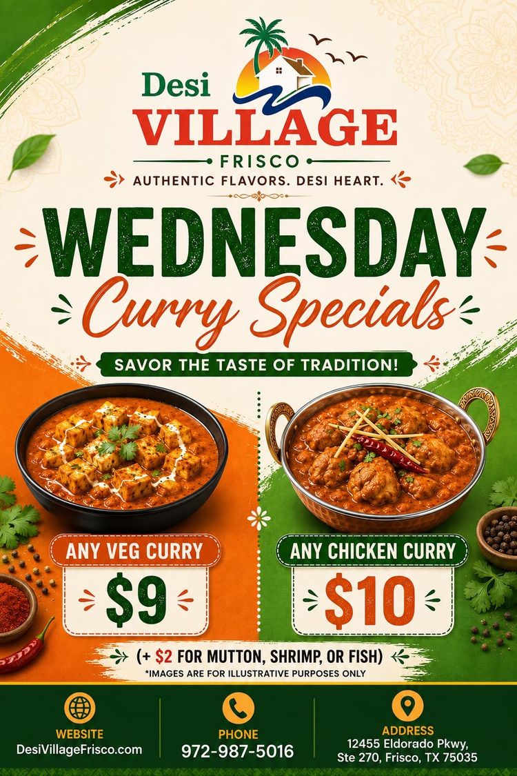 Desi Village, Frisco, promo poster