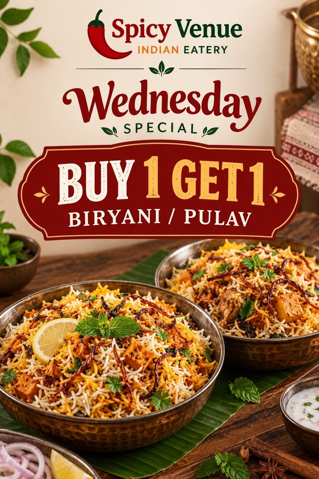 Spicy Venue promotional poster